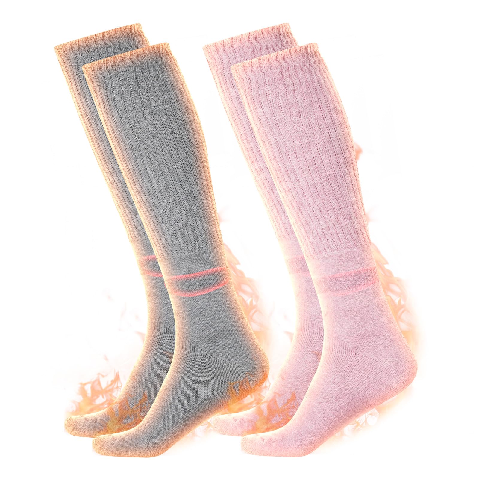 Amazon.co.jp: [MIZIKIRIN] 2026新登場 あったかソックス 2足セット 温